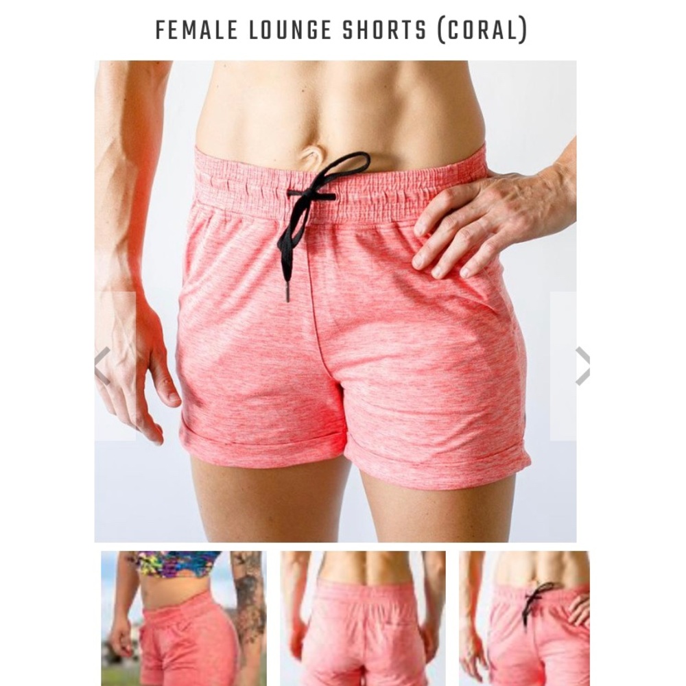 Born Primitive Female Lounge Shorts- Coral